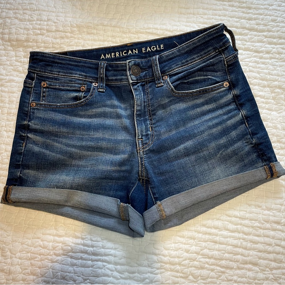 American Eagle Outfitters Dark Blue Jean Short